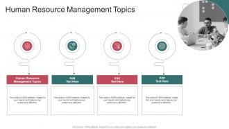 Human Resource Management Topics In Powerpoint And Google Slides Cpb