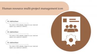 Human Resource Multi Project Management Icon