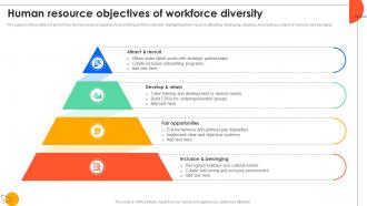 Human Resource Objectives Of Workforce Diversity