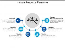 Human resource personnel ppt powerpoint presentation gallery information cpb