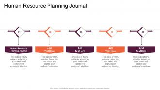 Human Resource Planning Journal In Powerpoint And Google Slides Cpb