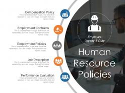 Human resource policies sample of ppt presentation