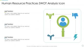 Human Resource Practices SWOT Analysis Icon