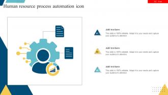 Human Resource Process Automation Icon