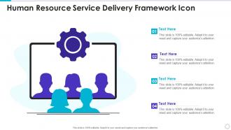 Human Resource Service Delivery Framework Icon