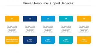 Human resource support services ppt powerpoint presentation styles infographics cpb