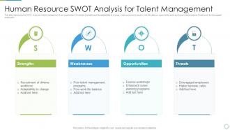Human Resource SWOT Analysis For Talent Management