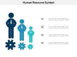 Human resource symbol
