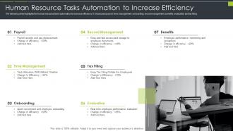 Human Resource Tasks Automation To Increase Efficiency