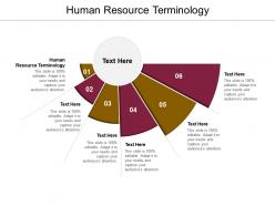 Human resource terminology ppt powerpoint presentation ideas shapes cpb