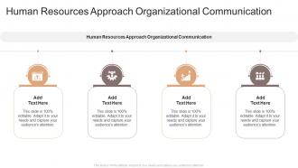 Human resources approach organizational communication in powerpoint and google slides cpb