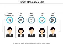 Human resources blog ppt powerpoint presentation file graphics tutorials cpb
