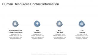 Human Resources Contact Information In Powerpoint And Google Slides Cpb