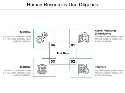 Human resources due diligence ppt powerpoint presentation icon graphics cpb