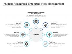 Human resources enterprise risk management ppt powerpoint presentation file background cpb