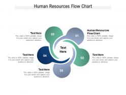 Human resources flow chart ppt powerpoint presentation outline gridlines cpb