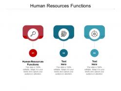 Human resources functions ppt powerpoint presentation portfolio show cpb