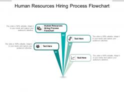 Human resources hiring process flowchart ppt powerpoint show layout cpb