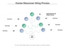 Human resources hiring process ppt powerpoint presentation outline demonstration cpb