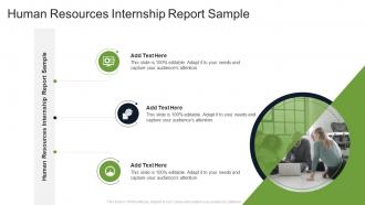 Human Resources Internship Report Sample In Powerpoint And Google Slides Cpb
