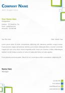 Human resources letterhead design template