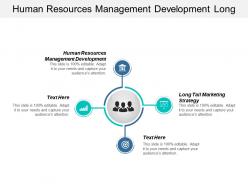 Human resources management development long tail marketing strategy cpb
