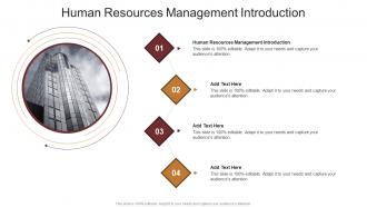 Human Resources Management Introduction In Powerpoint And Google Slides Cpb