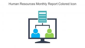 Human Resources Monthly Report Colored Icon In Powerpoint Pptx Png And Editable Eps Format