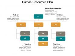 Human resources plan ppt powerpoint presentation gallery graphics tutorials cpb