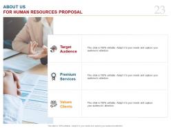 Human resources proposal template powerpoint presentation slides
