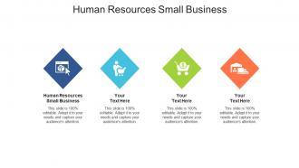 Human resources small business ppt powerpoint presentation icon cpb
