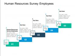 Human resources survey employees ppt powerpoint presentation outline format ideas cpb