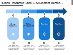 Human resources talent development human capital promotional element