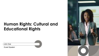 Human Rights Cultural And Educational Rights PPT Slides AT