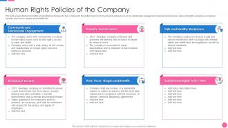 Human Rights Policies Of The Company Stakeholder Management Analysis