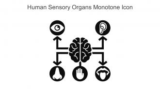 Human Sensory Organs Monotone Icon In Powerpoint Pptx Png And Editable Eps Format