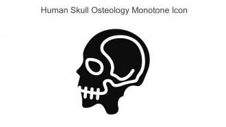 Human Skull Osteology Monotone Icon In Powerpoint Pptx Png And Editable Eps Format