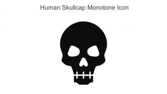 Human Skullcap Monotone Icon In Powerpoint Pptx Png And Editable Eps Format