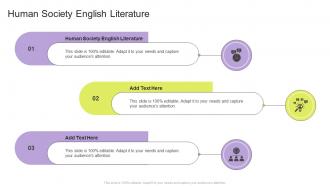 Human Society English Literature In Powerpoint And Google Slides Cpb