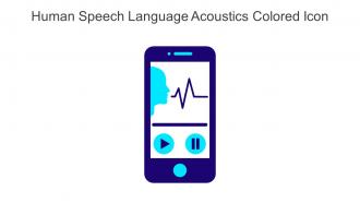 Human Speech Language Acoustics Colored Icon In Powerpoint Pptx Png And Editable Eps Format