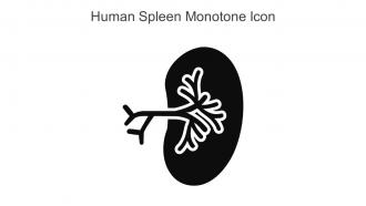 Human Spleen Monotone Icon In Powerpoint Pptx Png And Editable Eps Format