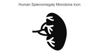 Human Splenomegaly Monotone Icon In Powerpoint Pptx Png And Editable Eps Format