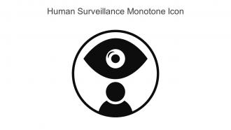 Human Surveillance Monotone Icon In Powerpoint Pptx Png And Editable Eps Format