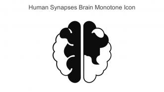 Human Synapses Brain Monotone Icon In Powerpoint Pptx Png And Editable Eps Format