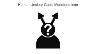 Human Unclear Goals Monotone Icon In Powerpoint Pptx Png And Editable Eps Format