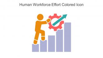 Human Workforce Effort Colored Icon In Powerpoint Pptx Png And Editable Eps Format