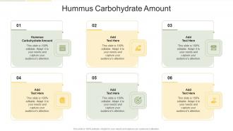 Hummus Carbohydrate Amount In Powerpoint And Google Slides Cpb