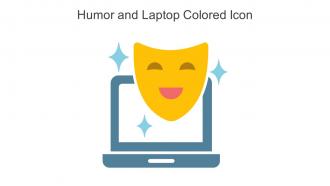 Humor And Laptop Colored Icon In Powerpoint Pptx Png And Editable Eps Format