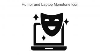 Humor And Laptop Monotone Icon In Powerpoint Pptx Png And Editable Eps Format