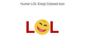 Humor Lol Emoji Colored Icon In Powerpoint Pptx Png And Editable Eps Format